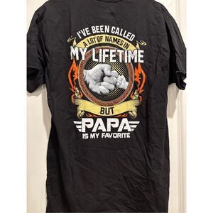 Papa is My Favorite Name T-shirt size Large